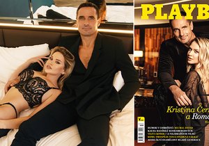 Moderátor Roman Šebrle s krásnou modelkou Kristýnou Černou nafotili snímky pro Playboy.