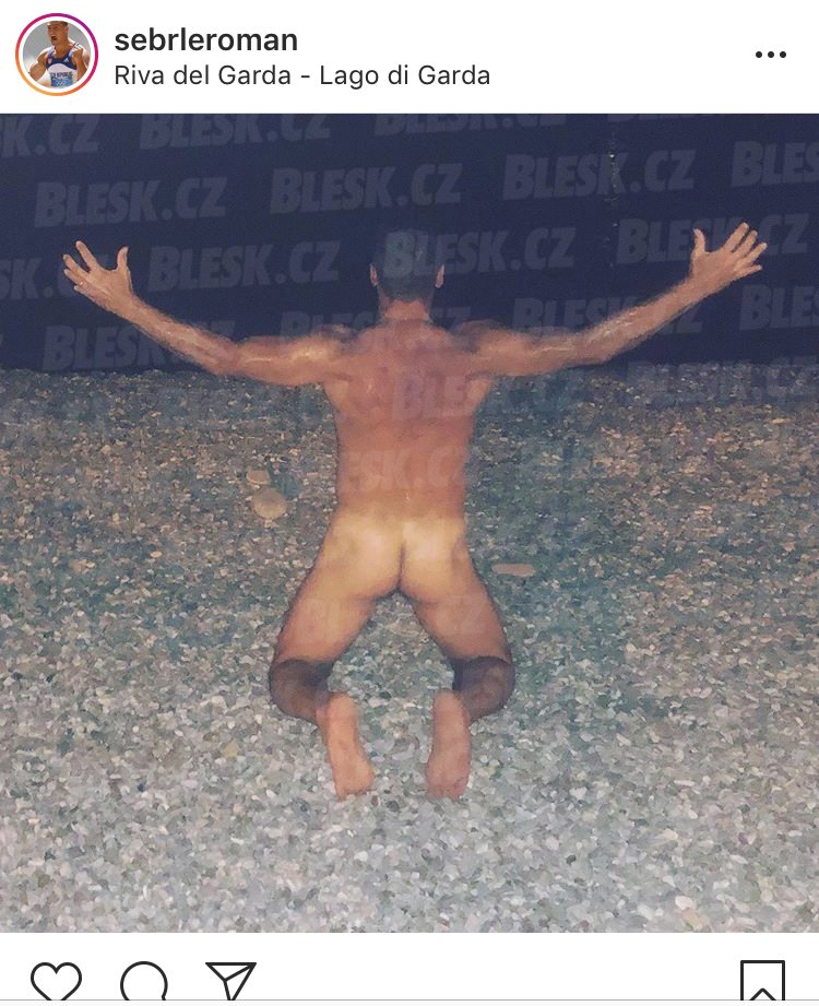 Roman Šebrle se na sociální síti ukázal nahý.