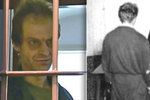 Roman Ševčík ve vězení a při rekonstrukci (zády) na místě vraždy.