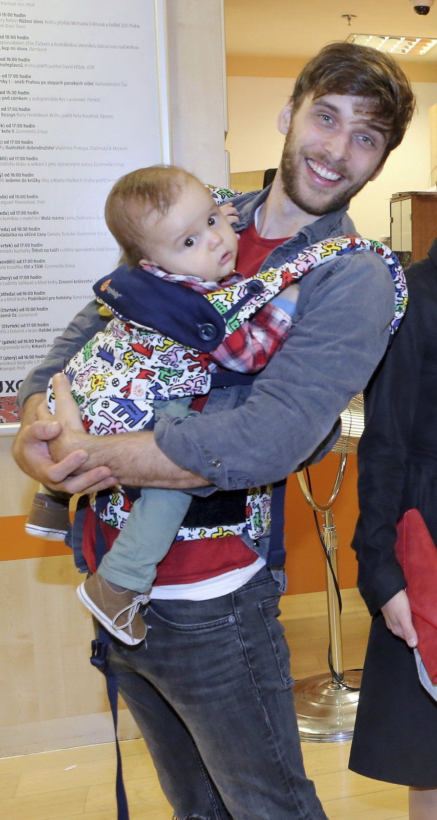 Roman Tomeš se synem Kristiánem