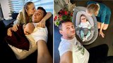 Trojnásobný otec Roman Vojtek si užívá syna: Covid má však neblahé následky!