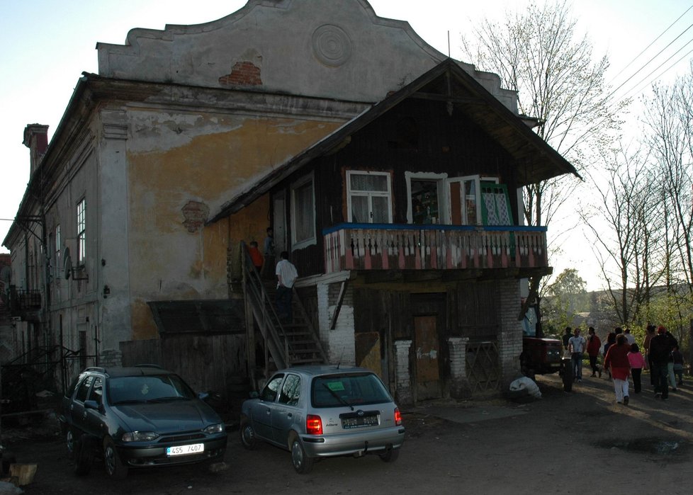 Dům, kde byl nalezen mrtvý Románek.