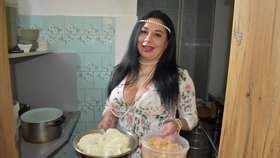 Karin Ferencová vaří romské speciality podle tradičních receptů.