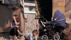 Romská osada na Slovensku - ilustrační foto