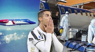 Pozitivní Ronaldo: Bleskový transport leteckou záchrankou!