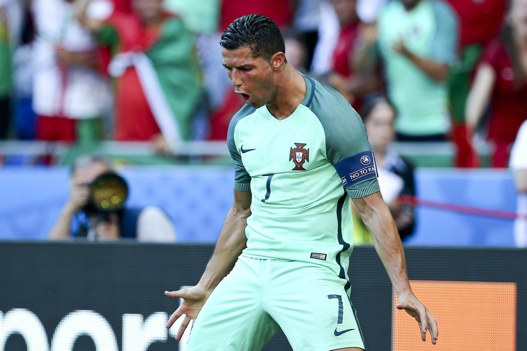 Portugalec Cristiano Ronaldo proti Maďarsku zářil