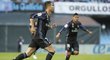 Útočník Realu Madrid Cristiano Ronaldo slaví gól na půdě Celty Vigo