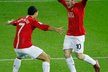 Cristiano Ronaldo a Wayne Rooney ještě v dobách, kdy společně bojovali za Manchesteru United.