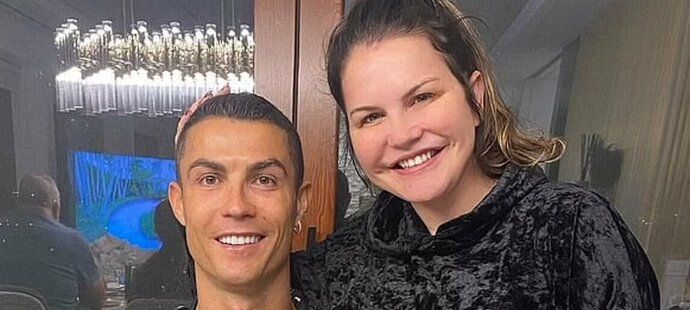 Ronaldo se svou sestrou.