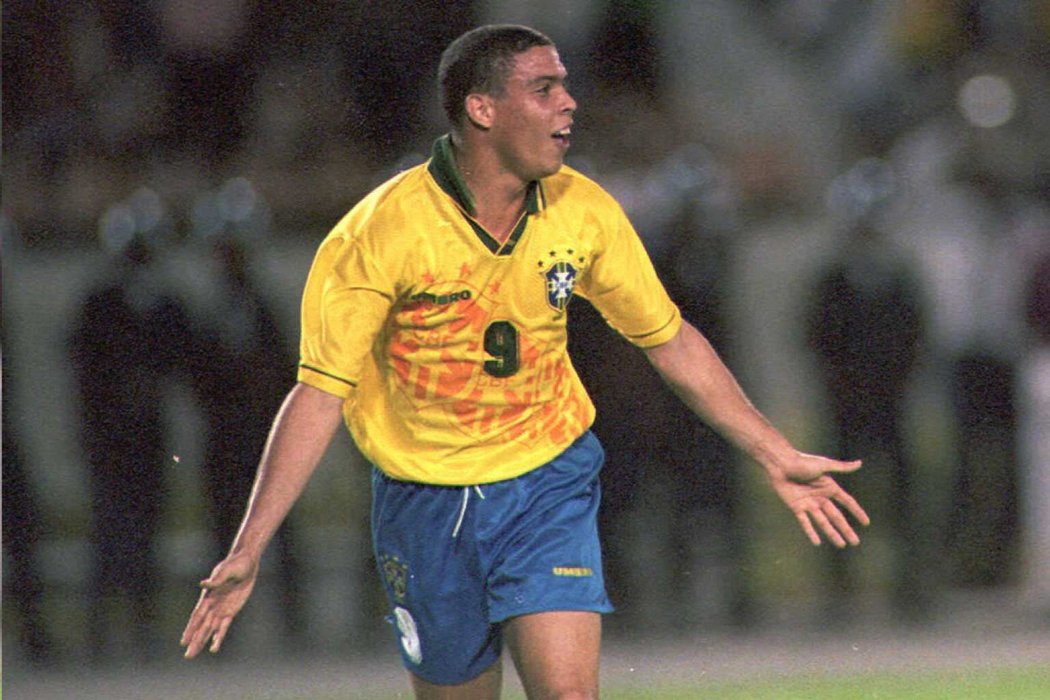 Legendární brazilský útočník Ronaldo v roce 1994