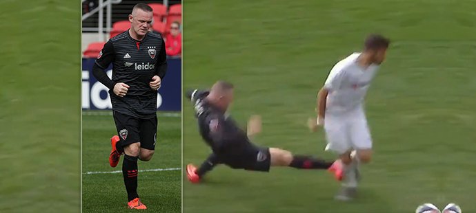Wayne Rooney brutálně sestřelil Diega Rossiho