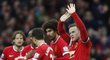 Útočník Manchesteru United Wayne Rooney slaví gól do sítě Tottenhamu