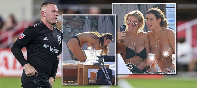Prostitutka, s níž hřešil fotbalista Wayne Rooney ukázala své obří vnady