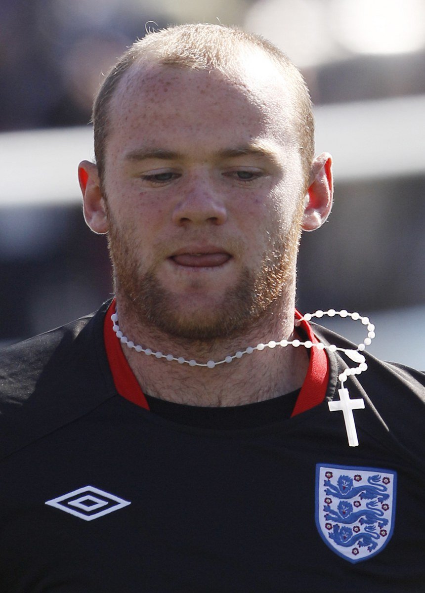 Wayne Rooney je podle internetové ankety nejošklivějším fotbalistou mistrovství světa.