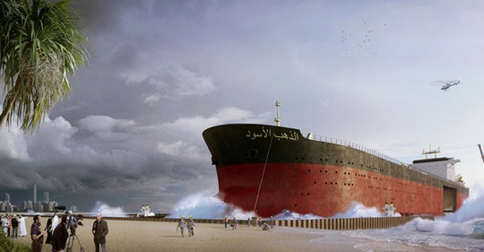 Unikátní projekt: Starý ropný tanker se promění na kulturní a sportovní centrum