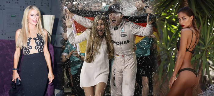 Rosbergův titul mistra světa slavila řada osobností