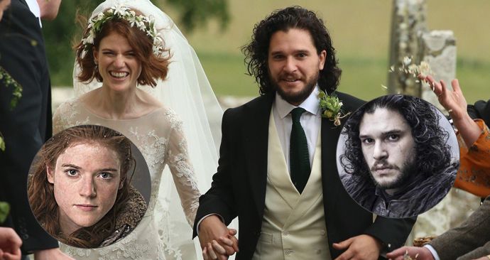 Harington a Leslieová, hvězdy seriálu Hra o trůny, se v reálném životě vzali.