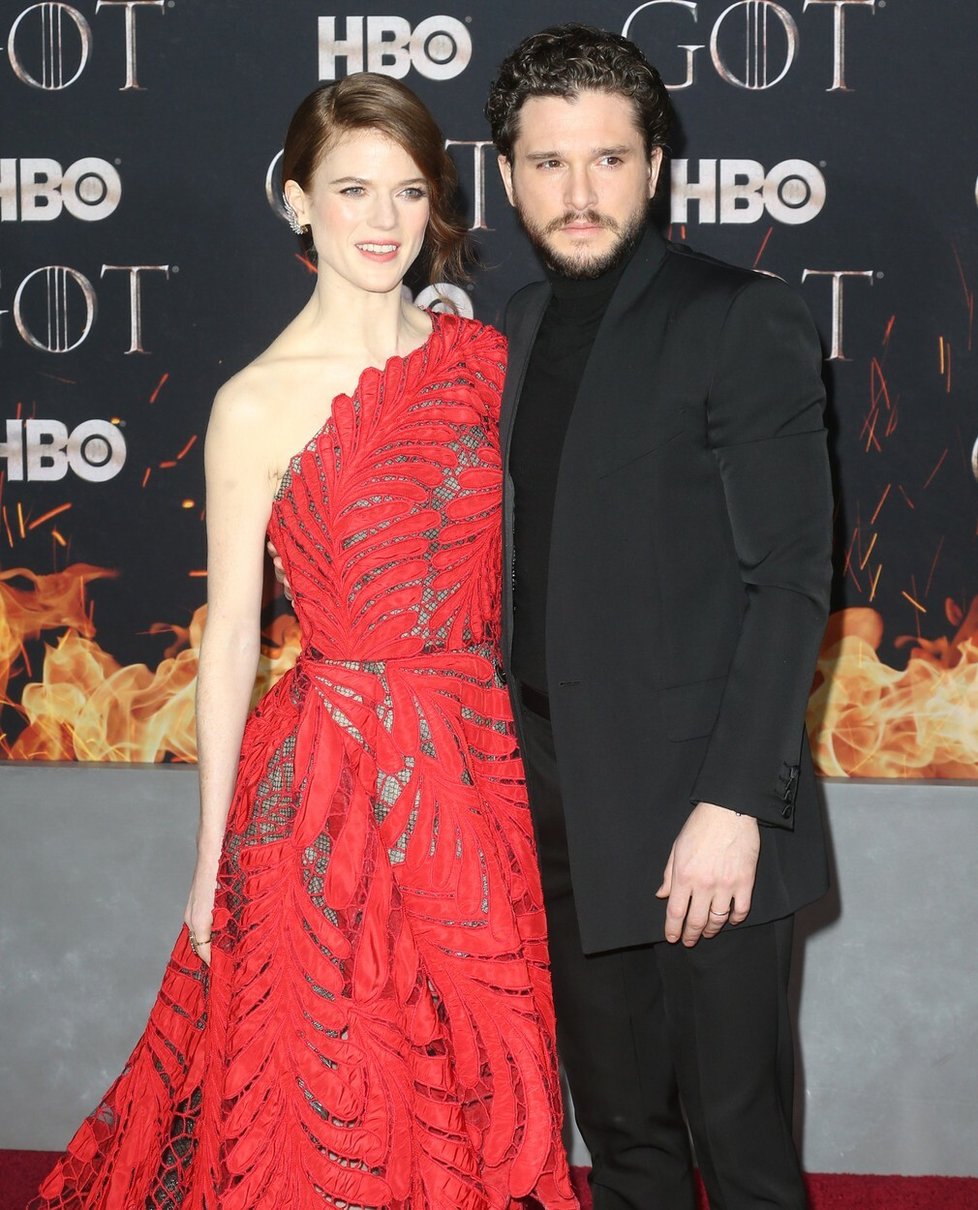 Rose Leslie a Kit Harington