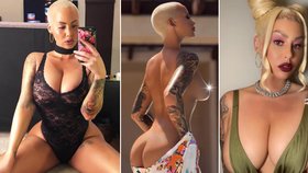 Prostopášná modelka Amber Roseová slaví 38: Za fotku s neoholeným klínem dostala zákaz!