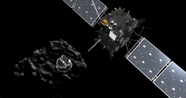 Přímý přenos: Lidstvo poprvé přistává na kometě!