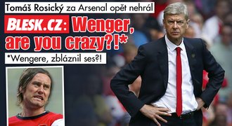 Rosický za Arsenal opět nehrál a Blesk.cz vzkazuje trenérovi: Wengere, zbláznil ses?!