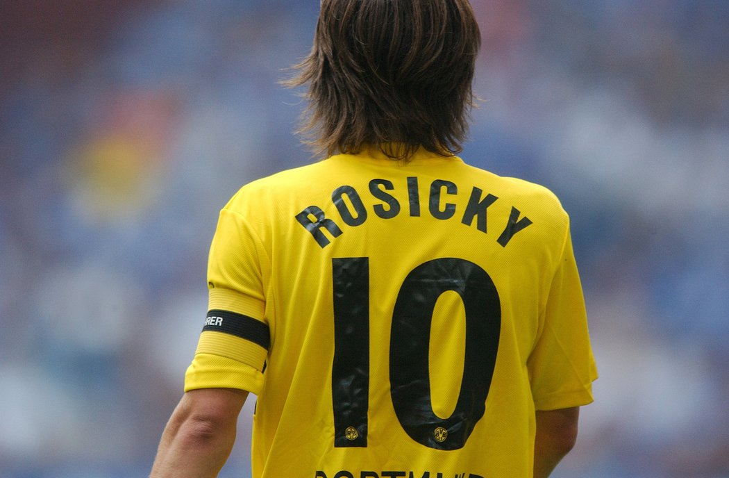 Rok 2003: Tomáš Rosický jako kapitán Dortmundu.