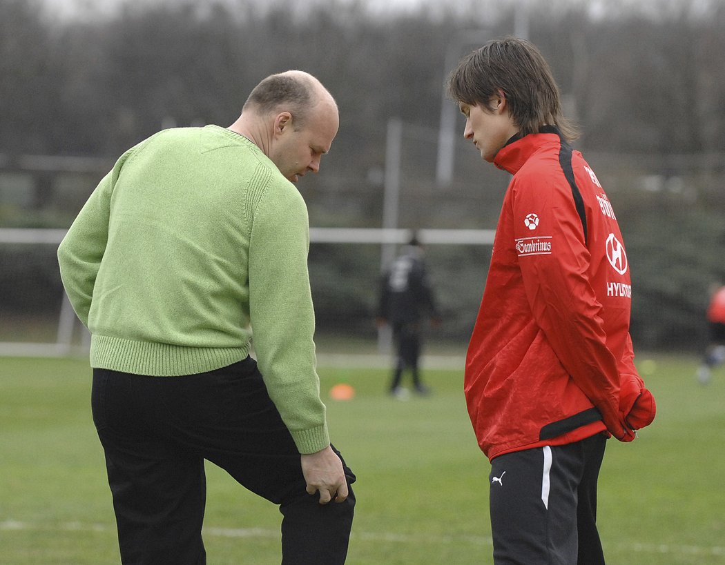 Tomáš Rosický často spoléhal na pomoc doktora Koláře