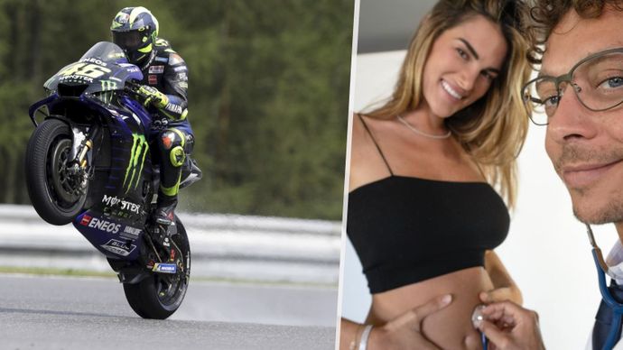 Rossi se svou partnerkou čekají první dítě. Měla by se jim narodit holčička.