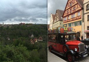 Bavorský Rotheburg je plný středověkých památek a dalších zajímavostí.