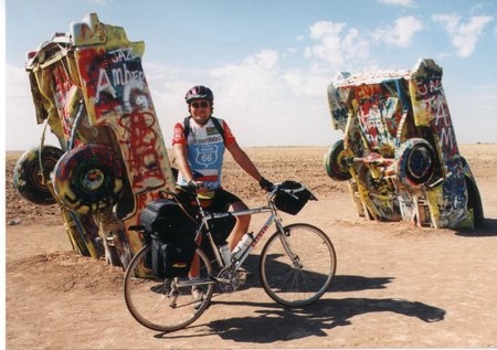 Poprvé projel Zdeněk Jurásek (50) Route 66 v roce 1998 na kole
