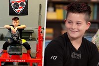 Nejsilnější desetiletý chlapec světa: Rowan zvedl kombinovaně 385 kg a sní 3000 kalorií denně