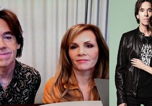 Per Gessle s Lenou Philipssonovou hovořili s moderátorem Blesku Lubošem Procházkou.