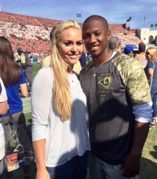 Lindsey Vonn (33) a Kenan Smith (36)