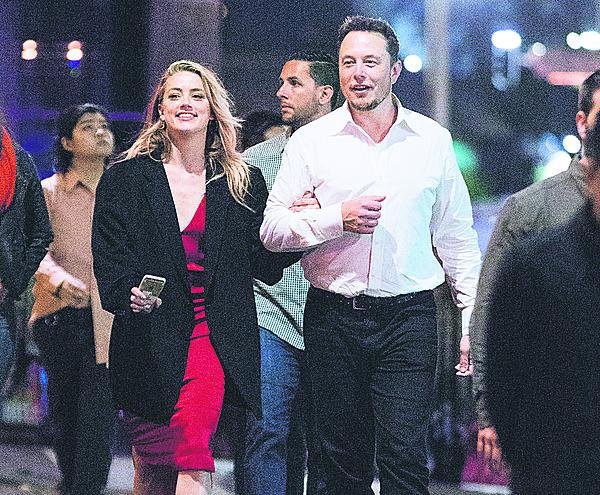 Amber Heard (32) a Elon Musk (47)