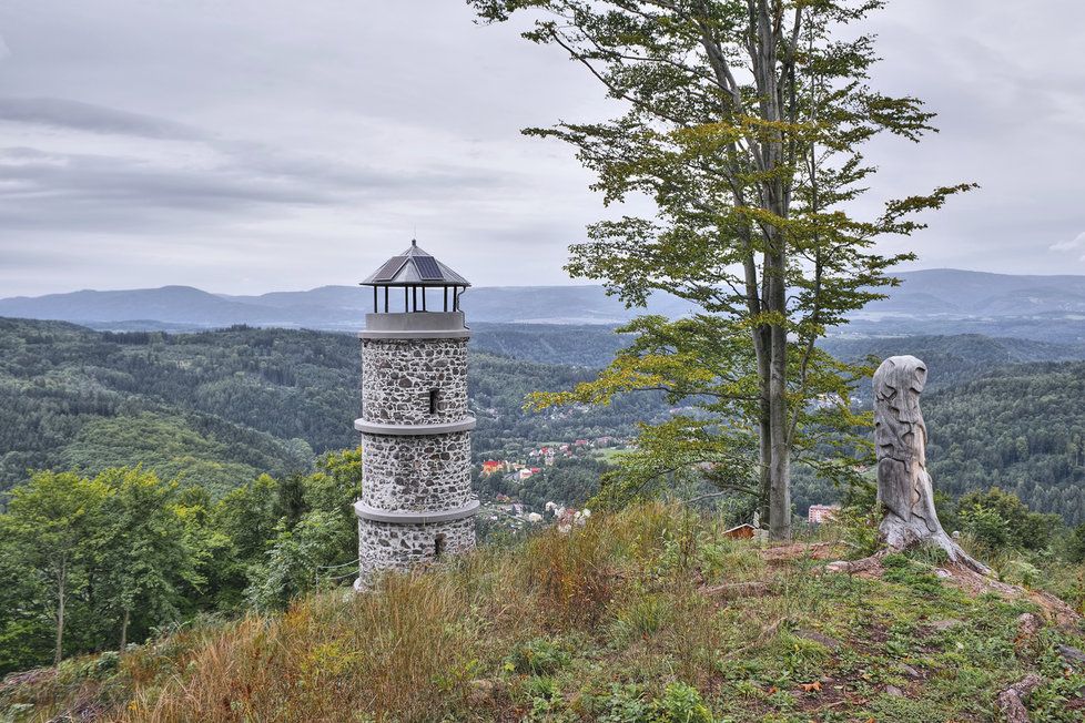 rozhledna Bučina nad Kyselkou