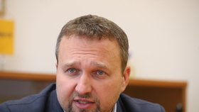 Předseda KDU-ČSL Marian Jurečka během předvolebního rozhovoru pro Blesk (21. 9. 2021)
