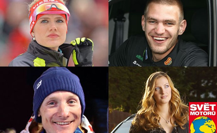 Deset nejlepších sportovců Česka: Jak jezdí naše hvězdy?