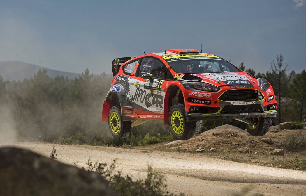 Rallye v MS nechce Prokop opustit. Tenhle moment je z loňského Portugalska.