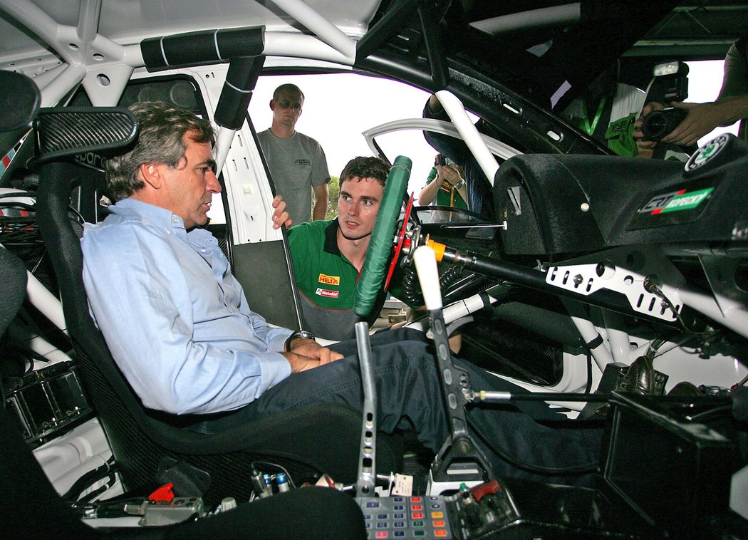 V roce 2005 předvedl Fabii WRC dvojnásobnému mistru světa Carlosu Sainzovi