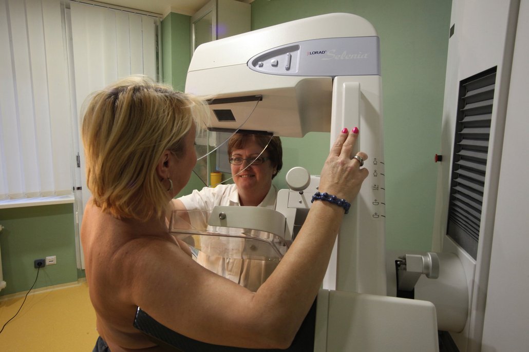 Mamografické vyšetření je rychlé a bezbolestné