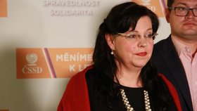 Tiskovka ČSSD k rozpočtu: Nespokojená byla i ministryně Marksová.