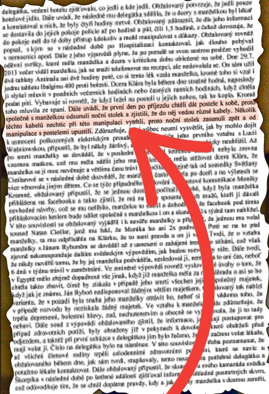 V písemném rozsudku, který má Blesk exkluzivně k dispozici, odsuzujícím ho na 28 let vězení přiznává, že s elektrickými dráty u postele manipuloval!