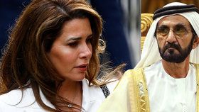 Jordánská princezna Hajá bint al-Husajn u Odvolacího soudu v Londýně, (26.02.2020), kam musela kvůli odvolání svého manžela,  dubajského šejcha Muhammada.
