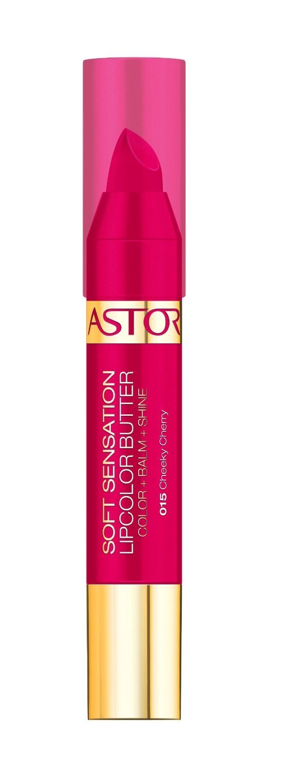 Astor Astor Soft Sensation Lipcolor Butter, odstín Cheeky Cherry, 129 Kč, koupíte v síti drogerií