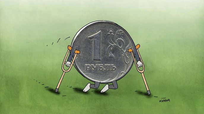 Rubl se pořád propadá, patří letos mezi nejslabší měny světa