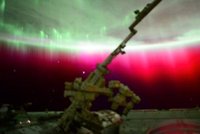 Rudá polární záře z vesmíru: Nikdy jsem nic takového neviděl, žasl astronaut