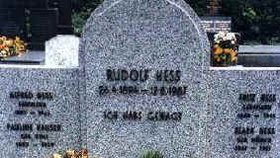 Rodinný hrobka Rudolfa Hesse v bavorském městečku Wunsiedel