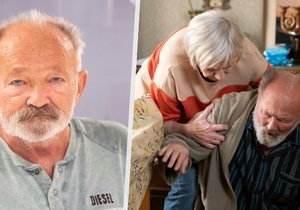 Rudolfa Hrušínského (79) vezli ve vážném stavu do špitálu: Kolaps plic! Skončil na kyslíku.