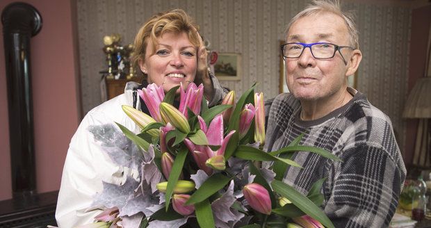 Rudolf Jelínek s manželkou Martinou v roce 2017 slavili 10. výročí svatby.