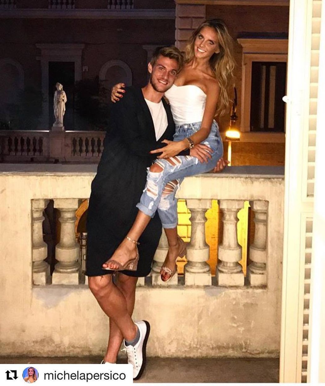 Daniele Rugani a Michela Persicová